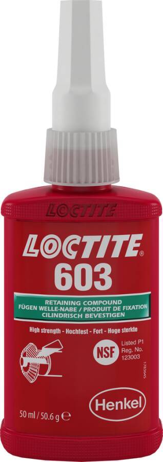Öltolerantes Fügeprodukt Loctite 603 142442 Gebindeart Flasche Inhalt 50 ml