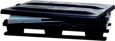 Faltbox m. 3 Kufen mit LK800x1200x905 mm