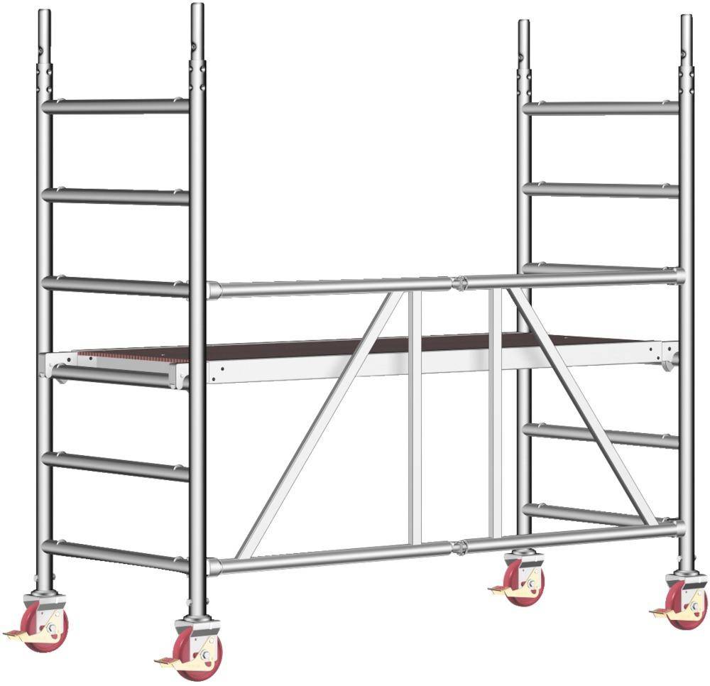 Rollgerüst Zifa P2 Plattform B1800xT750 mm Plattformhöhe 5,76 m Arbeitshöhe 7,76 m - Artikel: 7830612432