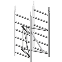 Layher Rollgerüst Zifa Sicherheitsaufbau P2 6,76m AH Layher Rollgerüst Zifa Sicherheitsaufbau P2 6,76m AH