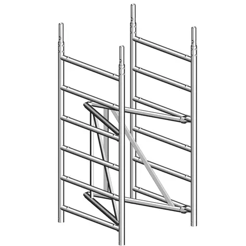 Layher Rollgerüst Zifa Sicherheitsaufbau P2 6,76m AH Layher Rollgerüst Zifa Sicherheitsaufbau P2 6,76m AH
