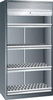 Rolladenschrank B1038xT691xH1950mm 54x27 E RAL 7035 96 Halter ISO-SK 50 - Artikel: 7830932954