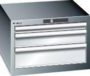 Unterschrank B564xT725xH383mm 27x36 E NCS6502-2/RAL70353 Schubladen - Artikel: 7830933089