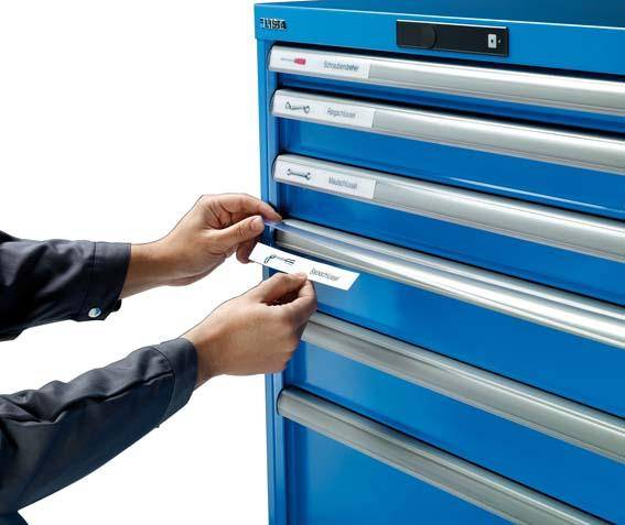 Beschriftungsreiter B47xT18 mm 20 Reiter,104 Etiketten schwarz - Artikel: 7830932412