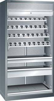 Rolladenschrank B1038xT691xH1950mm 54x27 E RAL 5012 56 Halter ISO-SK 40 - Artikel: 7830932973