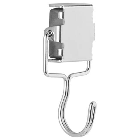 Hakenmagnet silber aus Metall