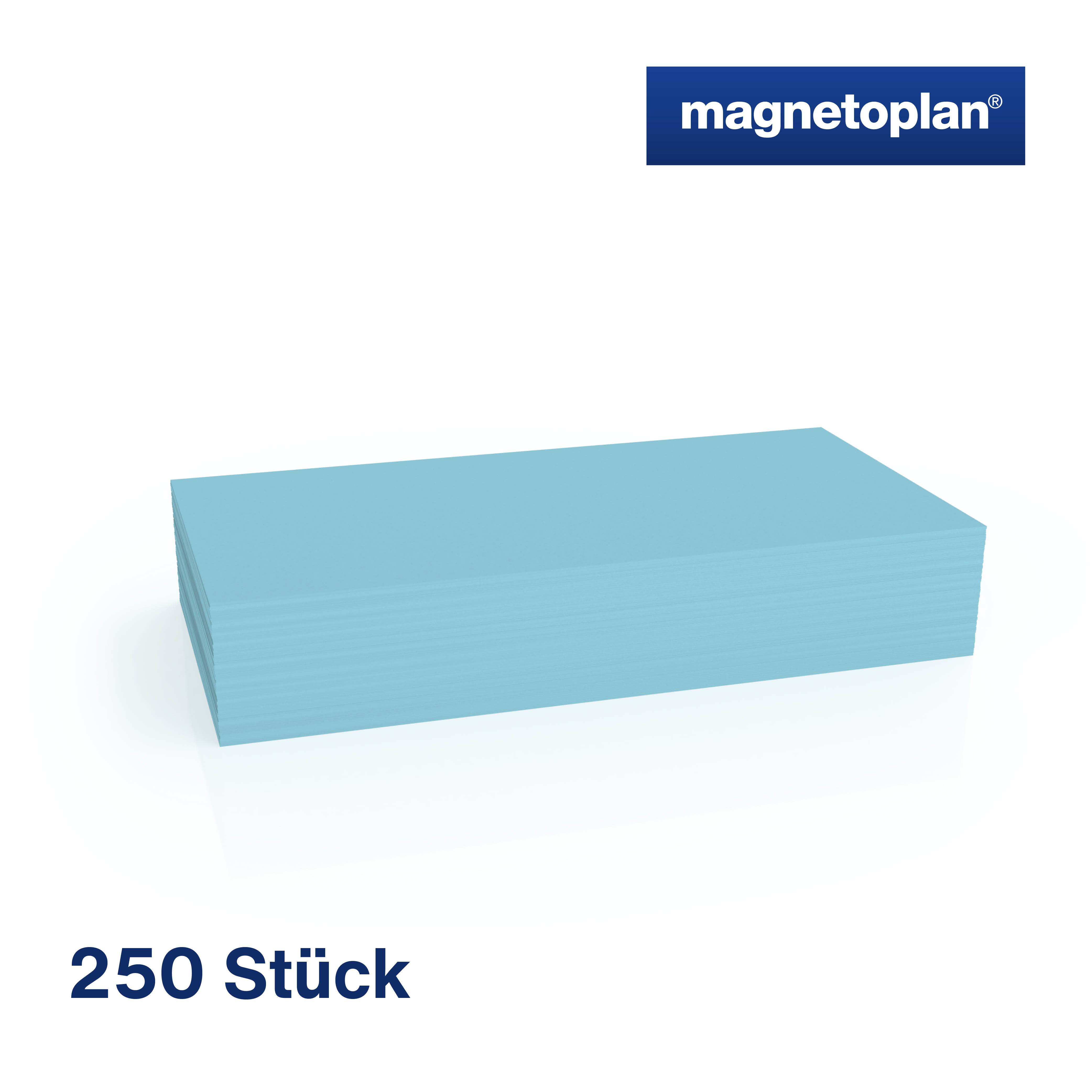 Magnetoplan Moderationskarten Blau 200x100mm 250St