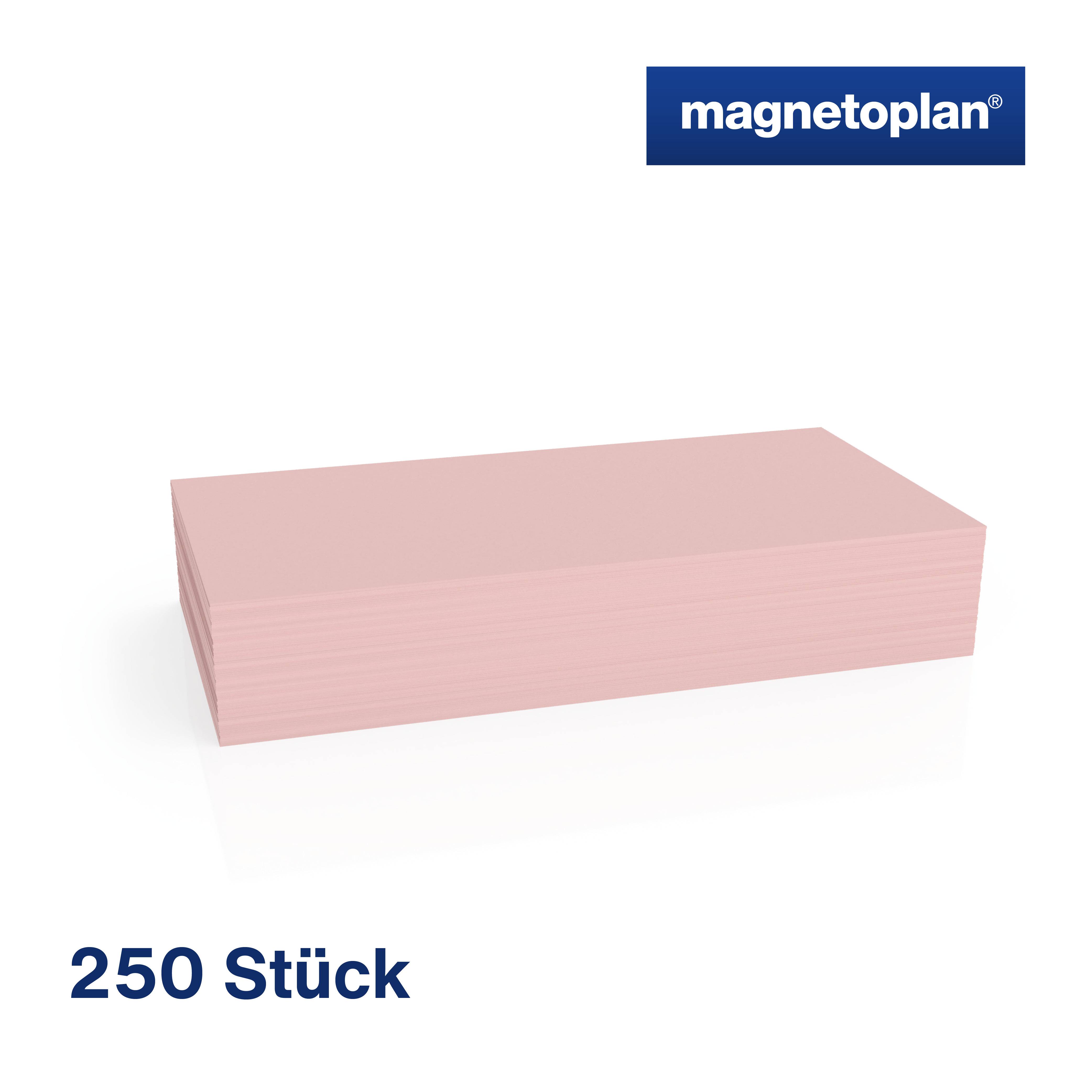 Magnetoplan Moderationskarten Rosa 200x100mm 250St