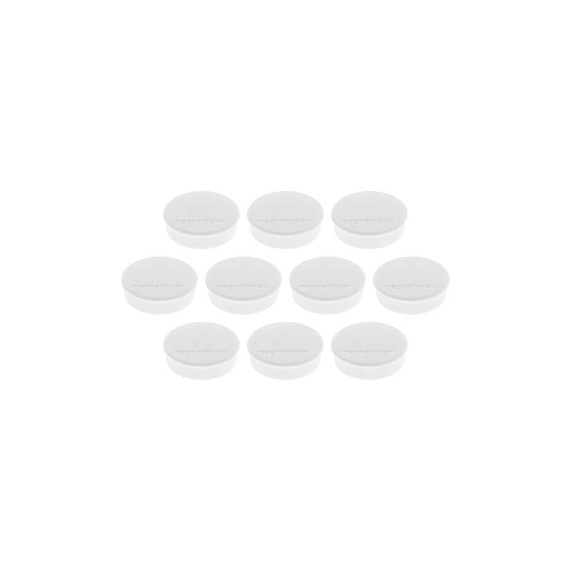 magnetoplan Discofix Rundmagnet "hobby", weiß