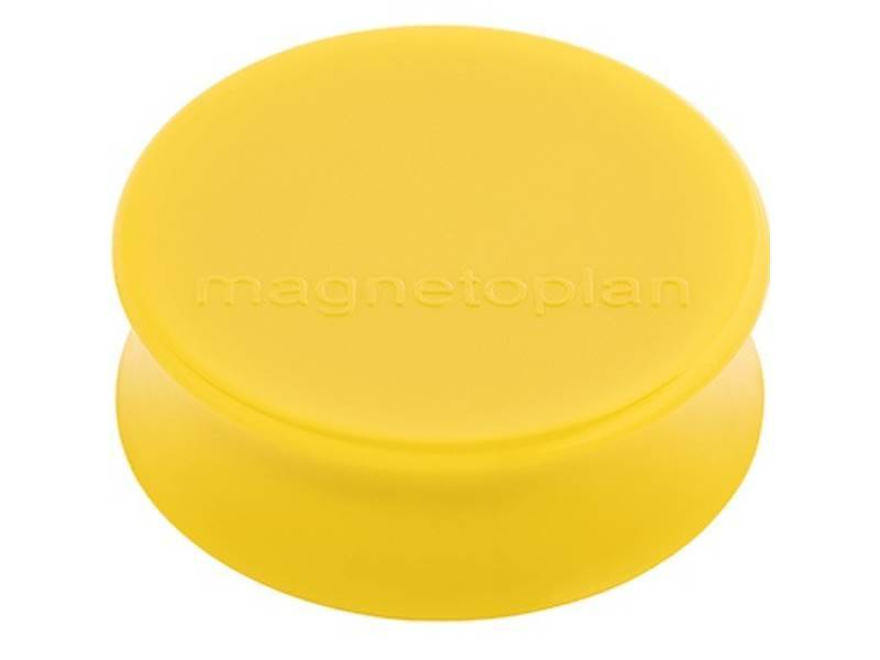 magnetoplan Magnet Ergo Large 16650102 34mm goldgelb 10 St./Pack.