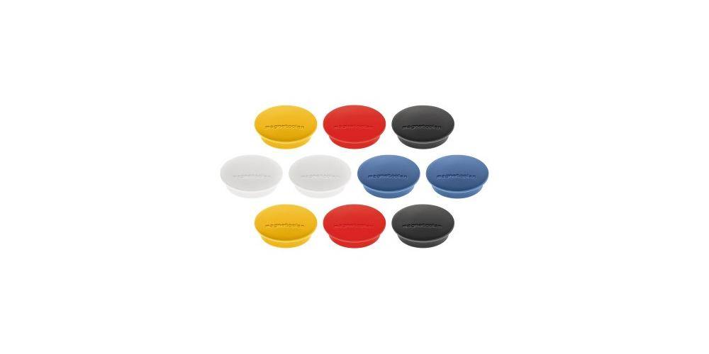 magnetoplan Magnet Discofix Junior 34mm 1,3kg Ferrit farbig sortiert