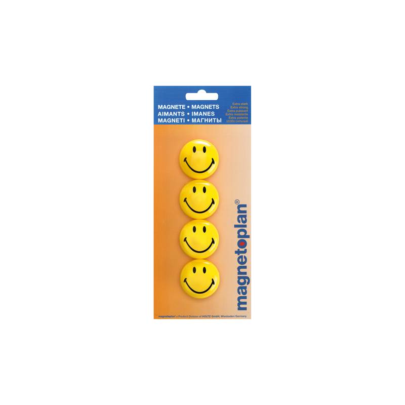 magnetoplan Haftmagnet "Smiley", Durchmesser: 40 mm