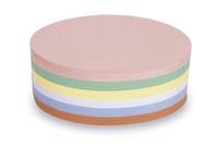HOLTZ OFFICE SUPPORT - Magnetoplan - Moderationskarte - Oval - 19 x 11 cm - weiß, Blau, Gelb, grün, orange, pink (Packun