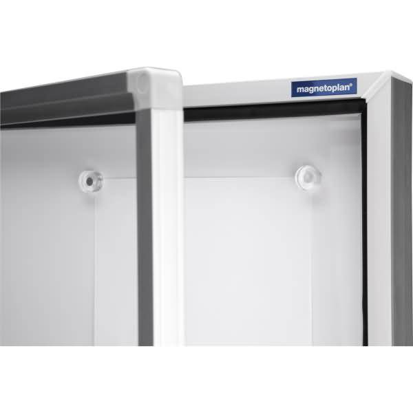 Schaukasten CC 1214200 90x112,5cm 9xDIN A4 Aluminium weiß