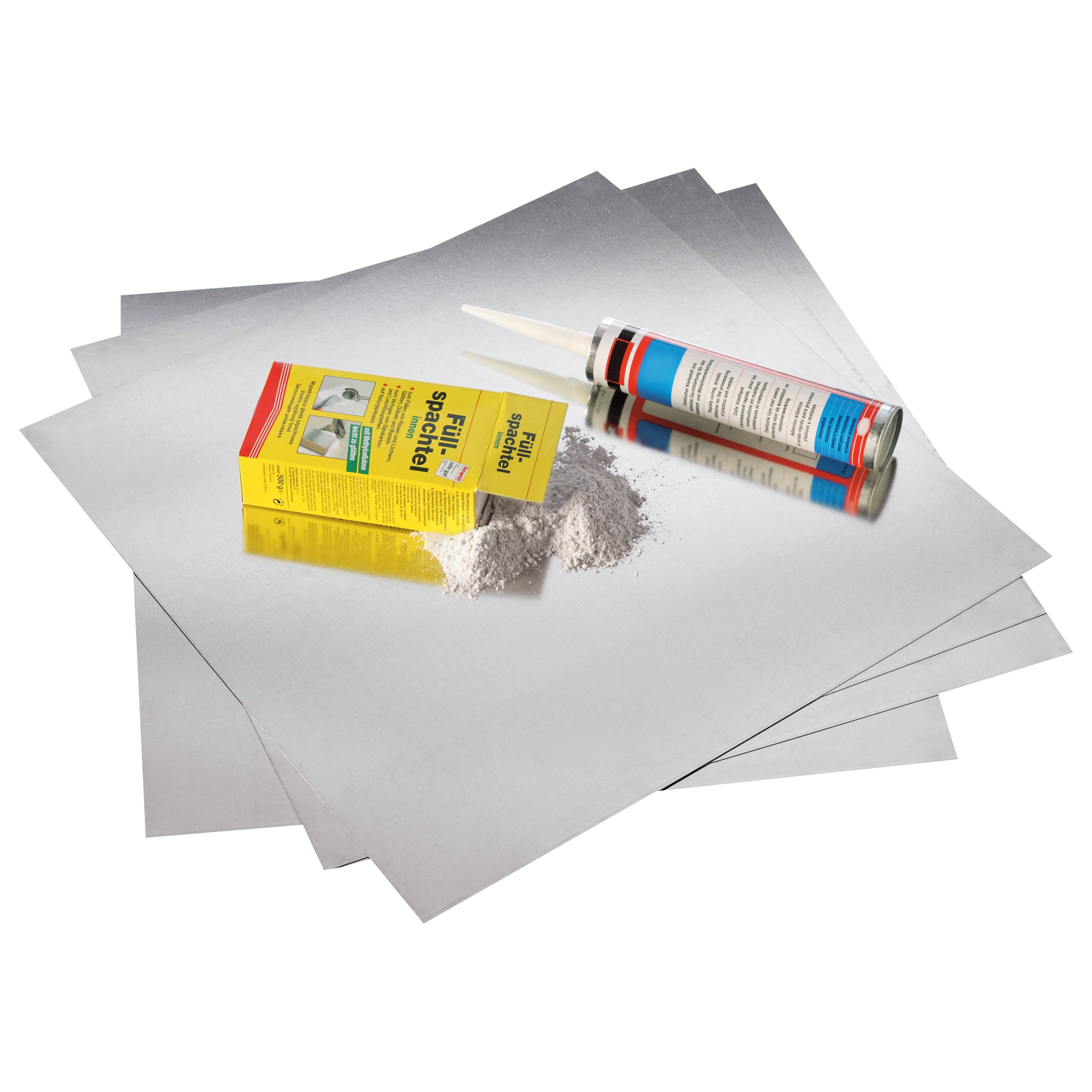 magnetowand unter der Tapete von magnetoplan, 1 qm = 4 Platten