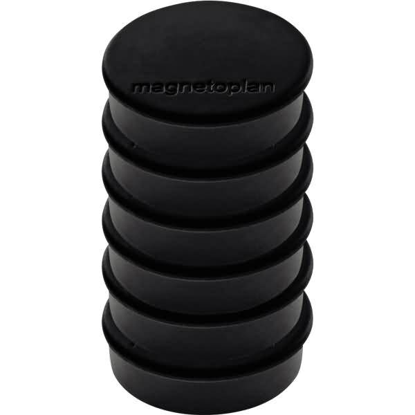 Magnet Discofix Hobby 16645612 25mm schwarz 6 Stück