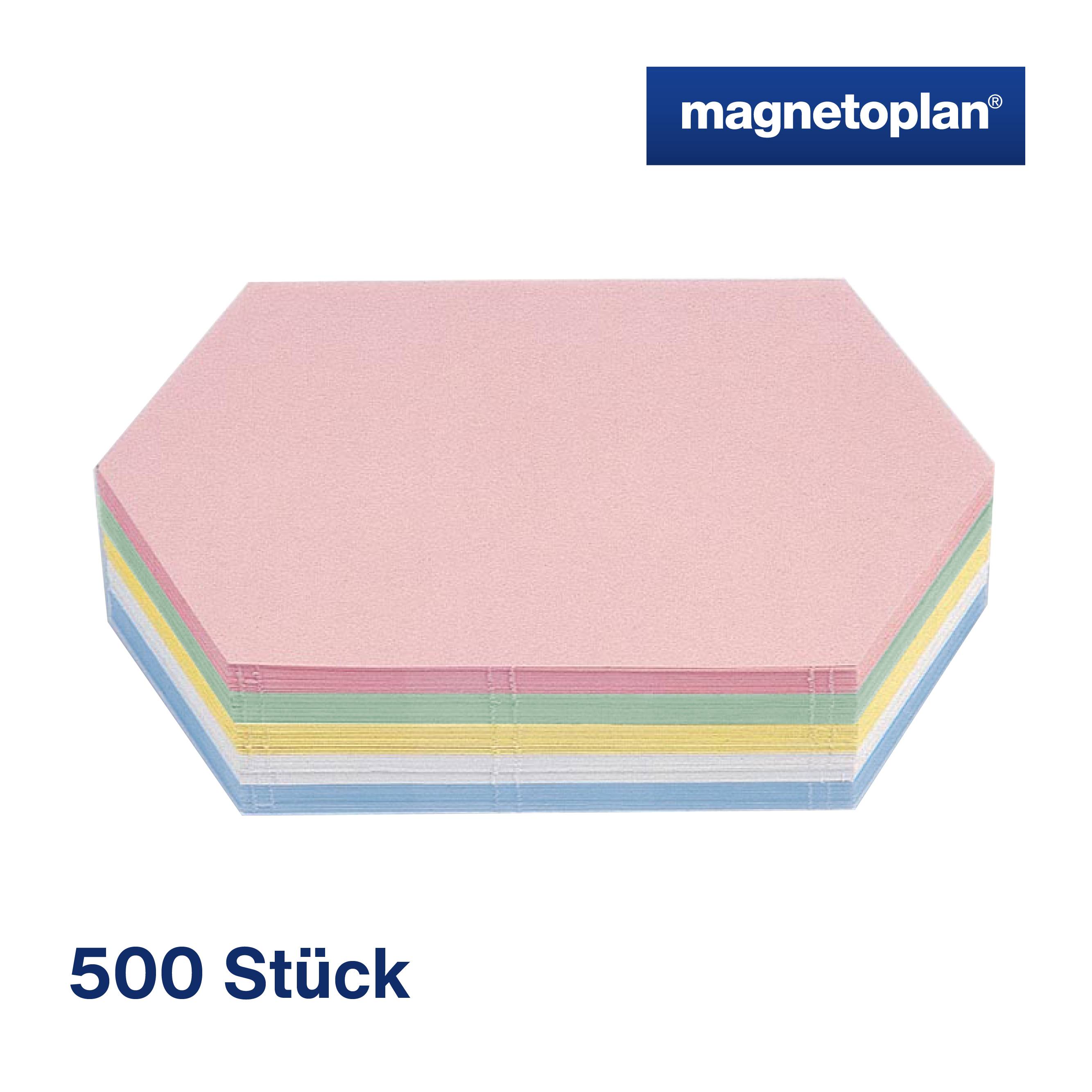 Magnetoplan Kommunikationskarten Königswabe Sortiert 29,7x16,5cm - 500Stk