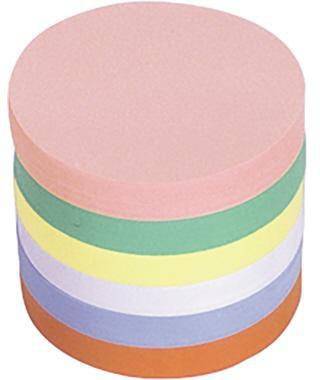 magnetoplan Moderationskarte 111151610 rund 100mm sort. 6x84St.