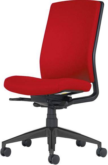 Bürodrehstuhl rot genius II 452-1 ohne Armlehnen - Artikel: 7830403589