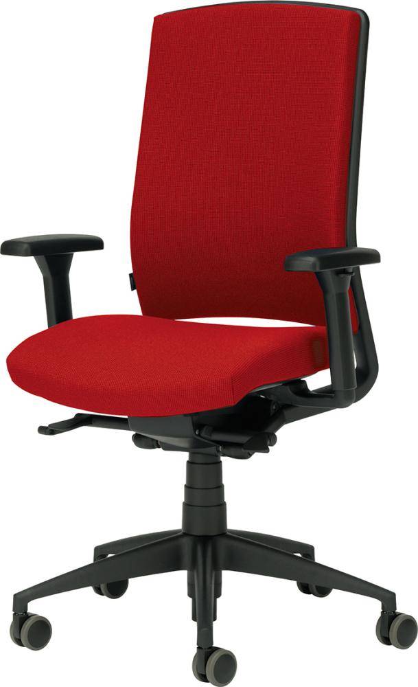 Bürodrehstuhl rot favorite 452-4 m Arml. mit Armlehnen - Artikel: 7830403594