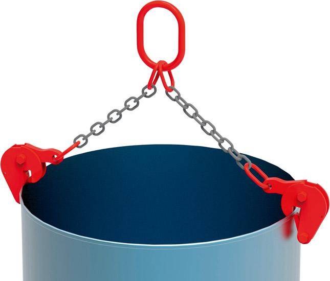 Fassklemme m. Kettengehä.und Öse 500 kg - Artikel: 7830604106