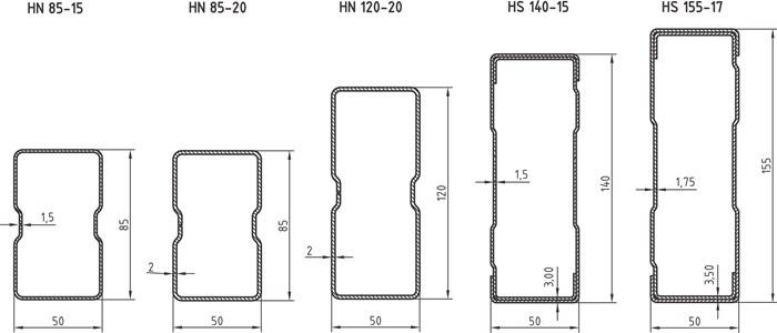 Holm 2700mm Holmtyp HN 85/15 rotorange ku.-besch.