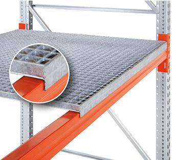 Gitterrostboden MW50x40mmB2700xT800mm TS 30x1,7mm Palettenlast 850kg Meta MULTIPAL