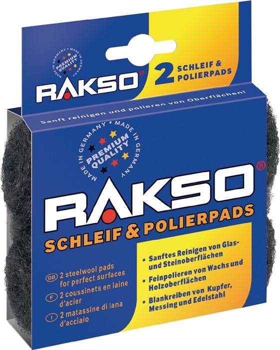 Stahlwolle fein 00 2er-Pack RAKSO