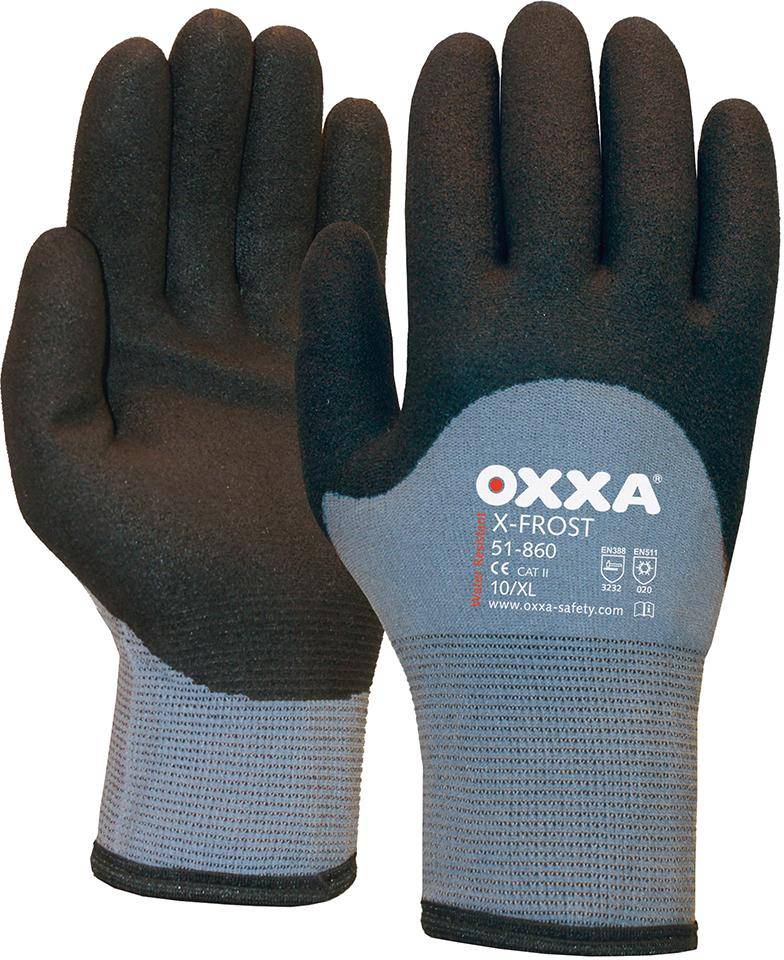 Handschuh Oxxa X-Frost, Gr.10, grau-schwarz - Artikel: 8718249035661