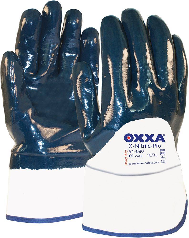 Handschuh Oxxa X-Nitrile-Pro, Gr.10, Stulpe teilbeschichtet - Artikel: 8718249034879