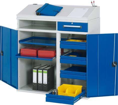 Beistellschrank gr/bl 1100x520xH1110 07 1100T-M06.11