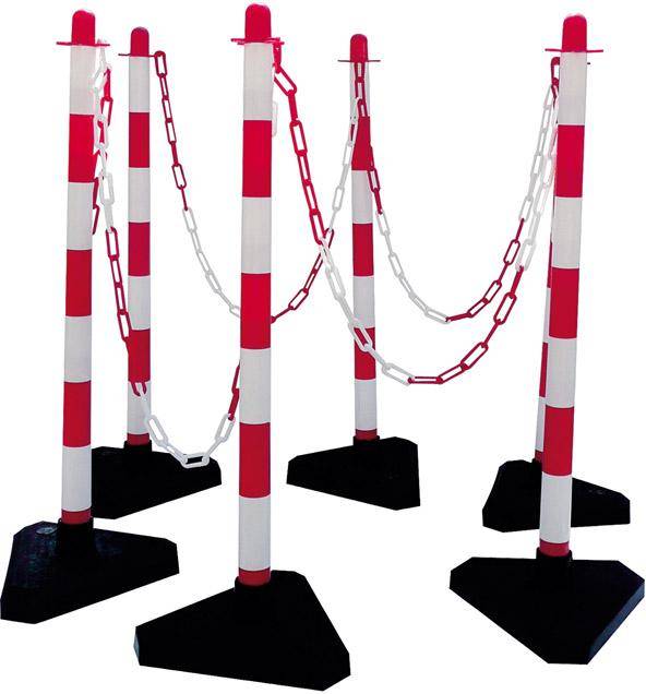 Kettenständerset aus Kunststoff 900mm
