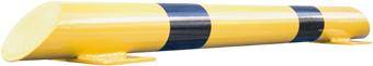 Rammschutzbalken B1000xD76xH86 mm gelb/schwarz