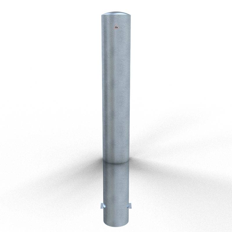 Schake Stahlrohrpoller ortsfest aus Stahlrohr verzinkt Ø193x3,2mm zum Einbetonieren 1500mm Gesamtlänge