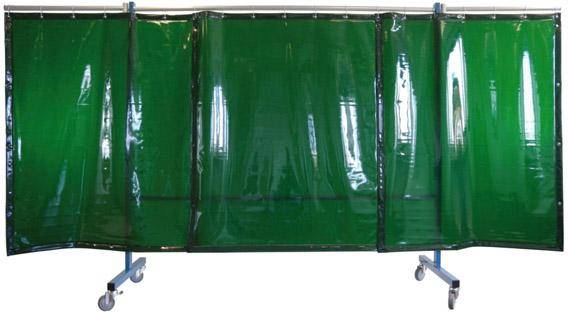 Schutzwand fahrbar eurogrün