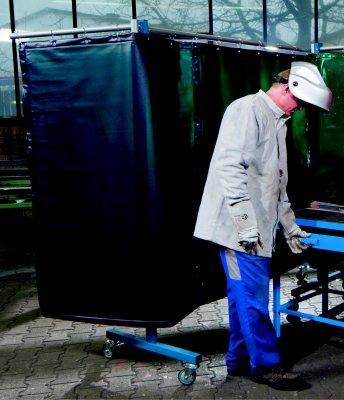 Vorhang T75 matt o. Saum TTM-T75M-200x180