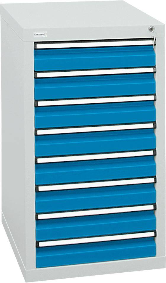 Schubladenschrank STS1 900x500x500 7035/5012 7111178