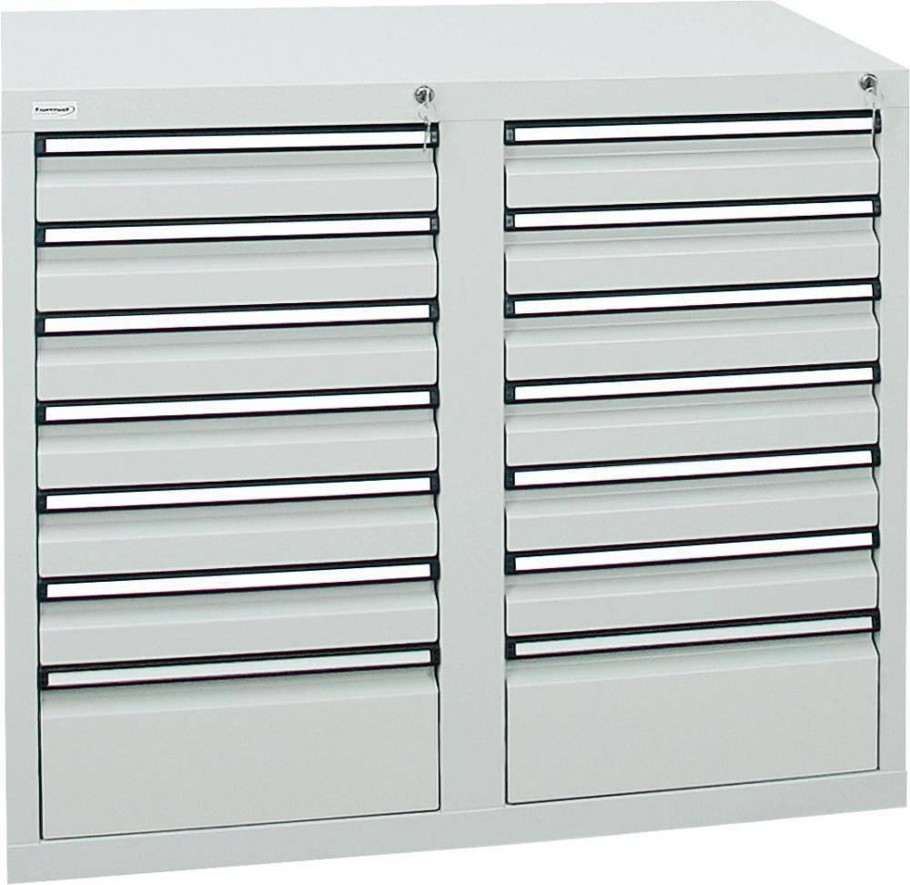 Schubladenschrank STS2 900x1000x500 7035/7035 7112207