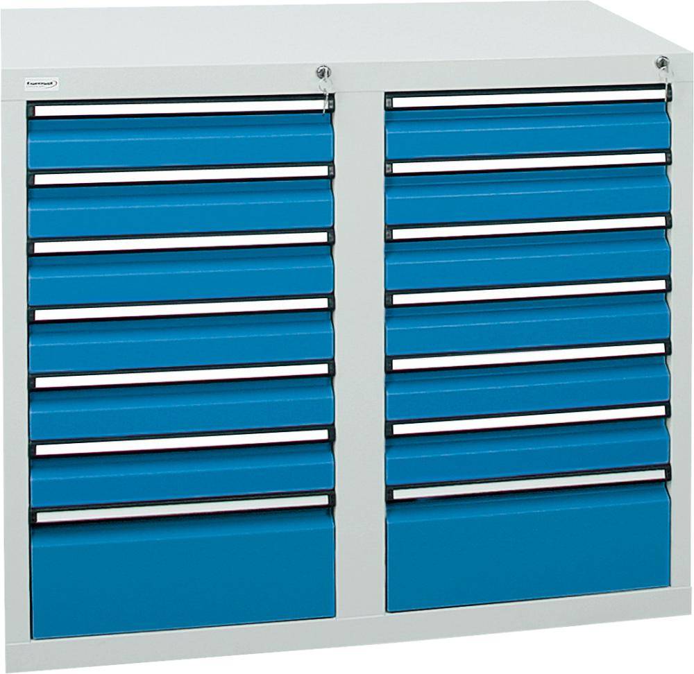 Schubladenschrank STS2 900x1000x500 7035/5012 7112278