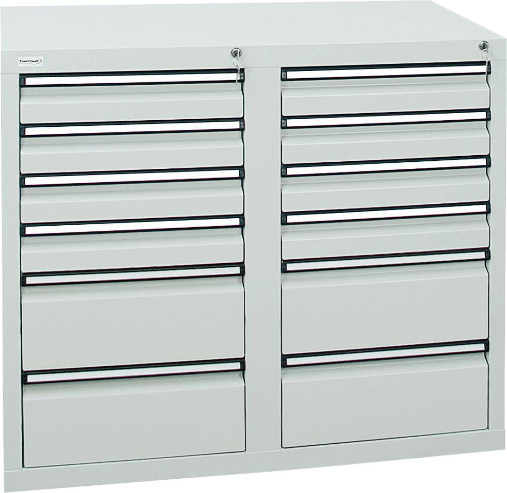 Schubladenschrank STS2 900x1000x500 7035/7035 7112607