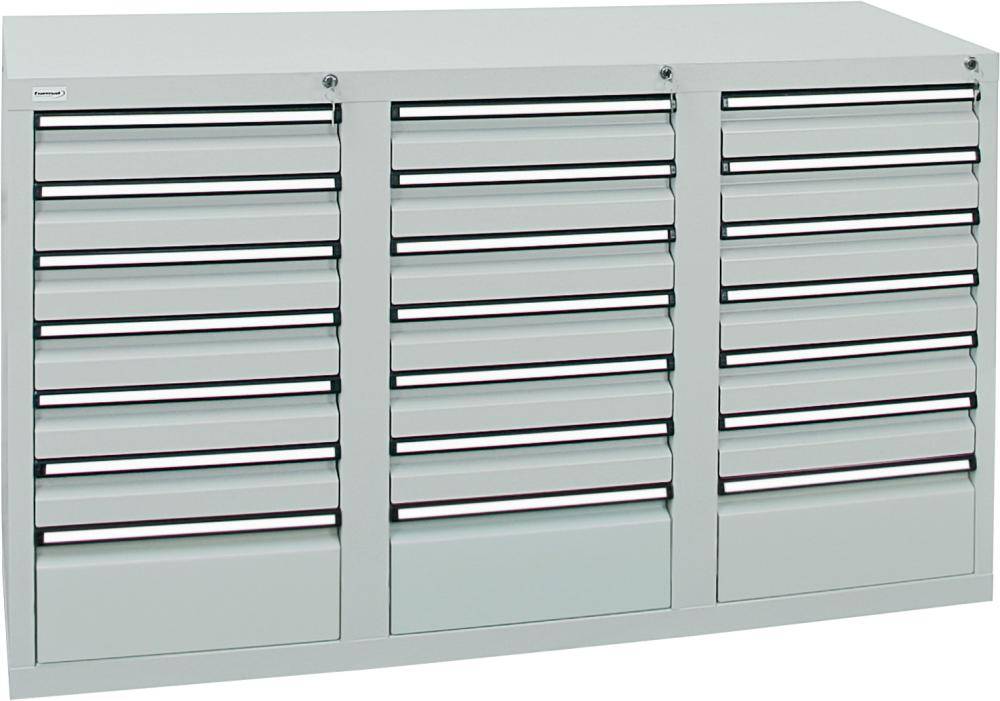 Schubladenschrank STS3 900x1500x500 7035/7035 7113207