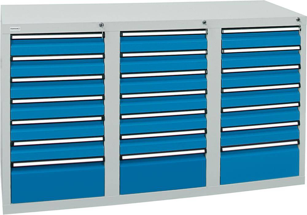 Schubladenschrank STS3 900x1500x500 7035/5012 7113278