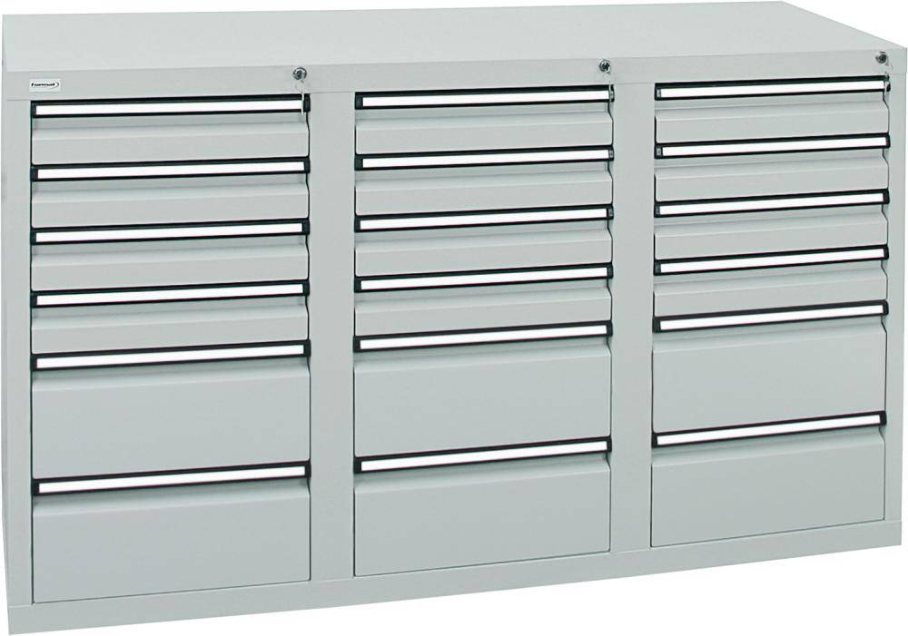 Schubladenschrank STS3 900x1500x500 7035/7035 7113507