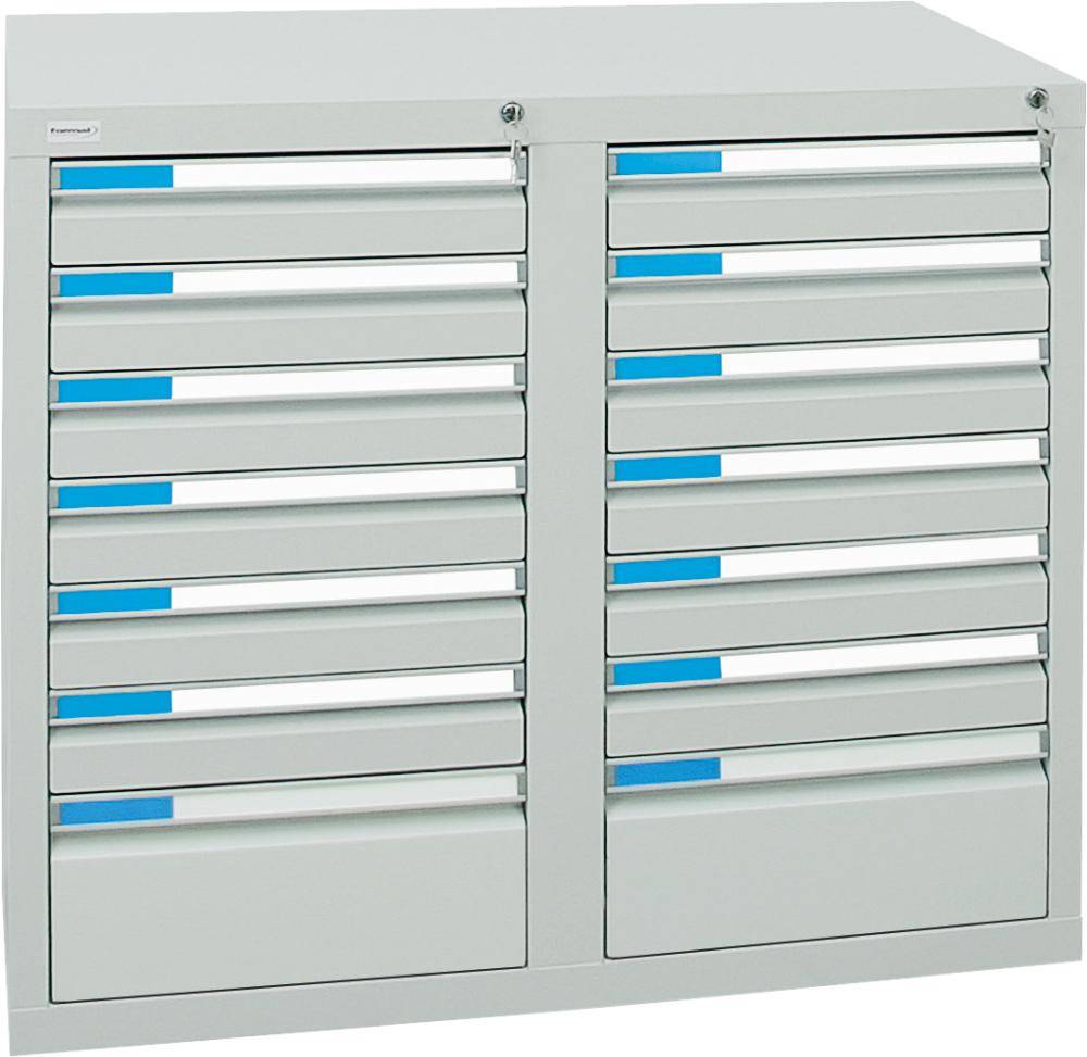 Schubladenschrank ESTA2 900x1000x500 7035/7035 7612207