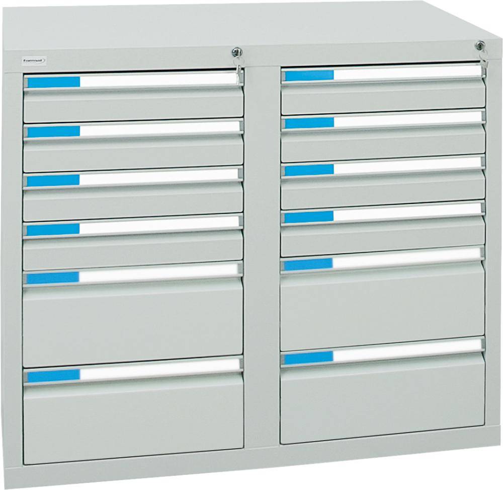 Schubladenschrank ESTA2 900x1000x500 7035/7035 7612507