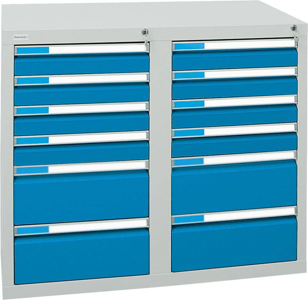 Schubladenschrank ESTA2 900x1000x500 7035/5012 7612578