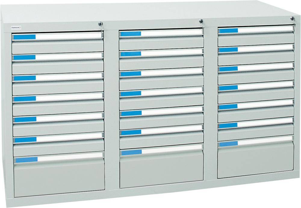 Schubladenschrank ESTA3 900x1500x500 7035/7035 7613207