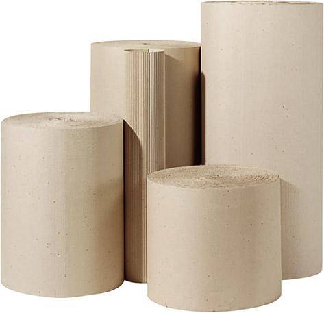 Rollenwellpa. 1-wellig, 1000mm breitx70lfm 80g/qm - Artikel: 7830415367