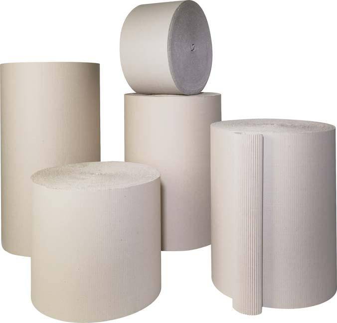 Rollenwellpa. 1-wellig, 500mm breit, 80g/qm