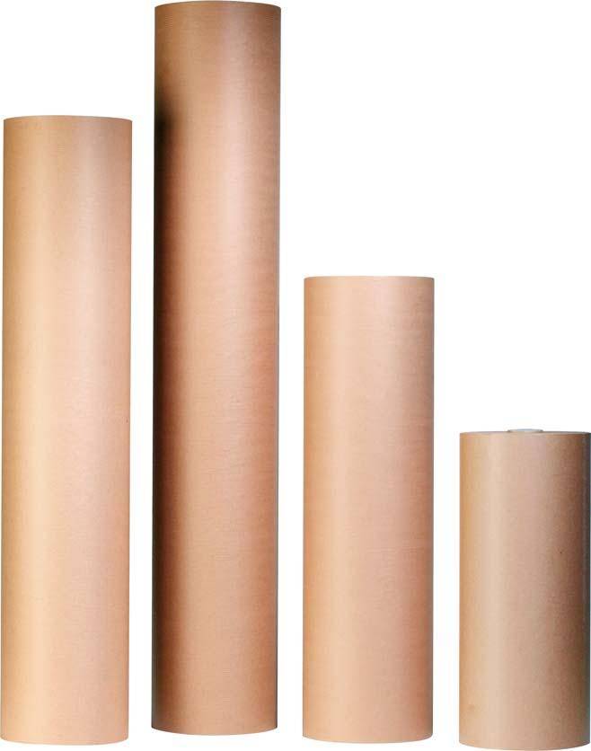 Packpapier,26 KG/Rolle, 100cm breit 80g/qm, braun